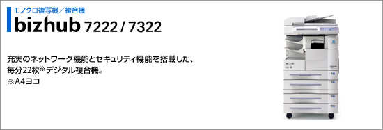 bizhub 7222/7322