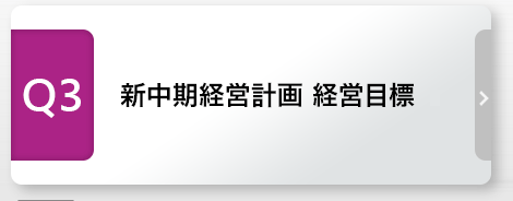 Q3 3年後の経営目標と主要セグメントの業績予想