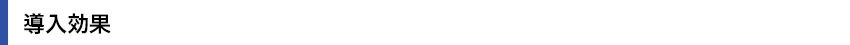 導入効果
