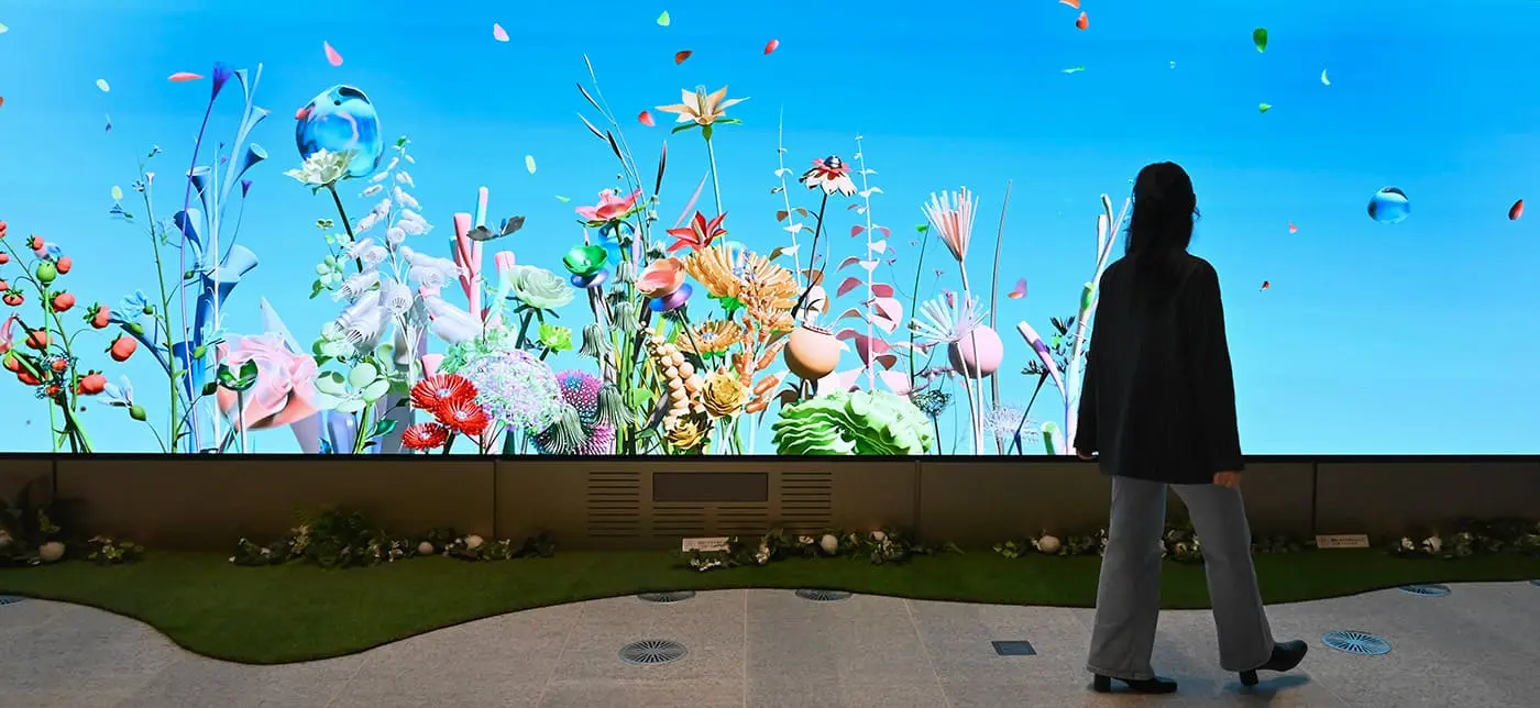 未来の庭園画像