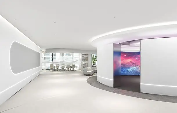 コニカミノルタジャパン本社新オフィスの体験サークル画像