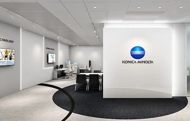 コニカミノルタジャパン新オフィスのヘルスケアショールームの画像