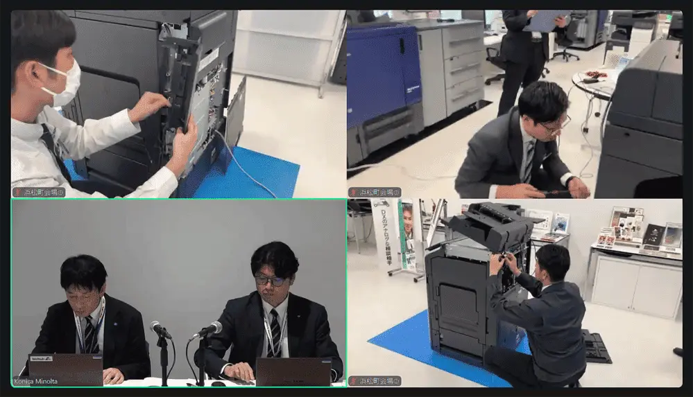 オフィスプロダクト競技中の画像