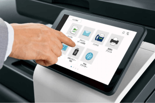 大型タッチパネル画像