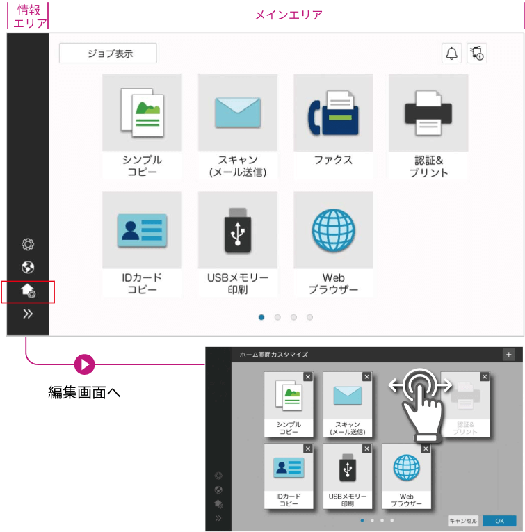 操作性とデザイン - bizhub C4051 i - 製品情報 - ビジネス