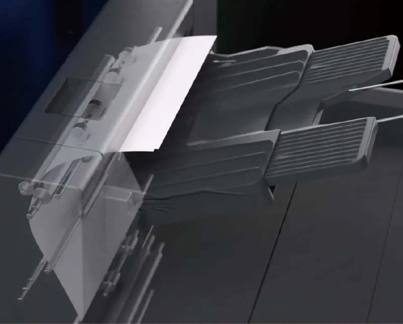 重送JAM紙の自動排出画像