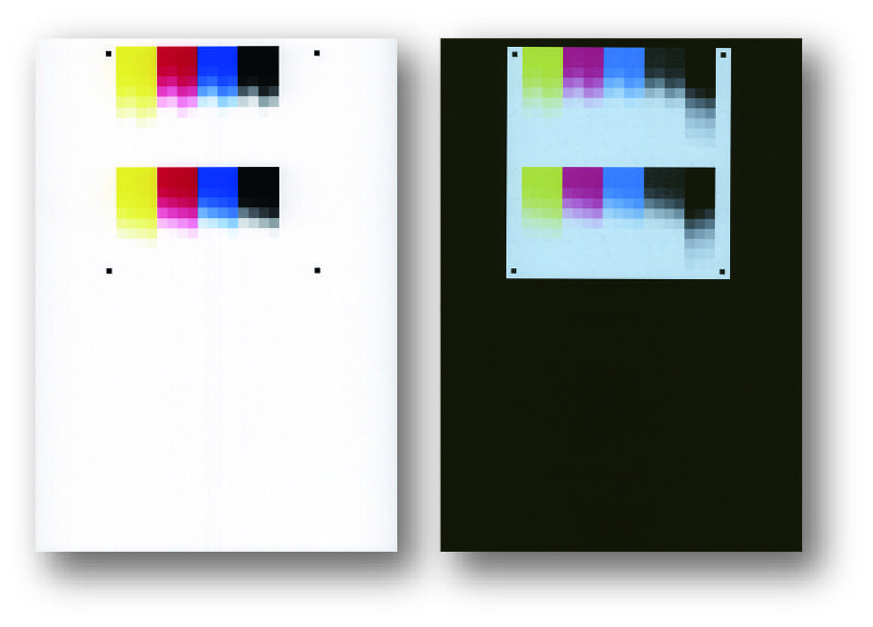 出力紙濃度調整のイメージ画像