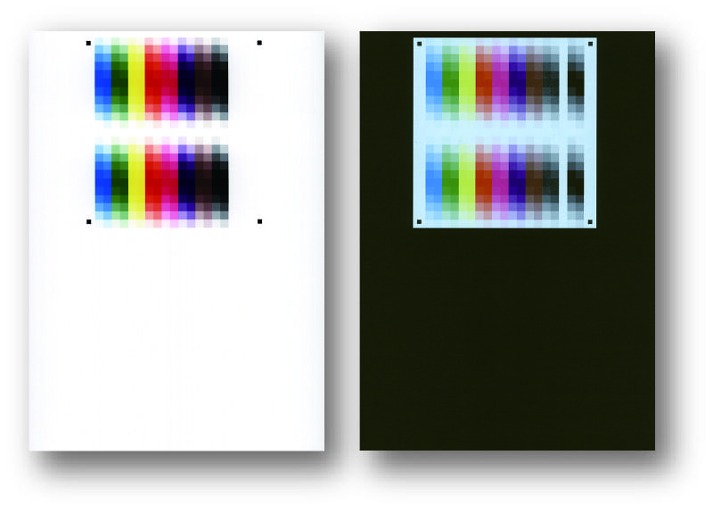 出力紙濃度調整のイメージ画像