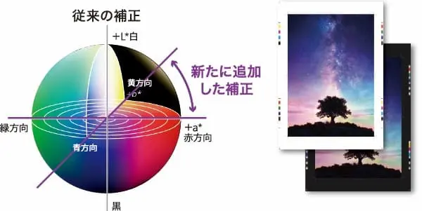リアルタイム階調監視・補正のイメージ画像