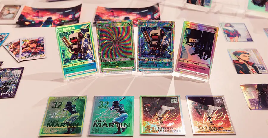 デジタル加飾の特性を活かしたトレーディングカード