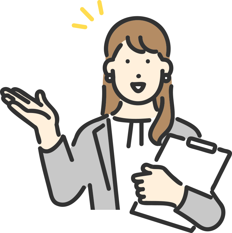 社員の女性イメージイラスト