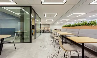 ちょっとした息抜きもできる、リフレッシュと仕事の切り替えを促す快適な空間