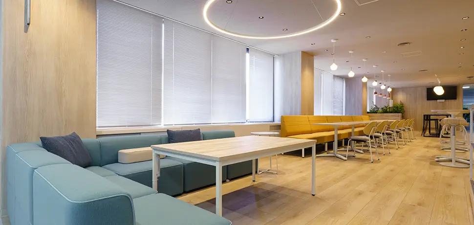 コミュニケーションを活性化するリフレッシュエリア