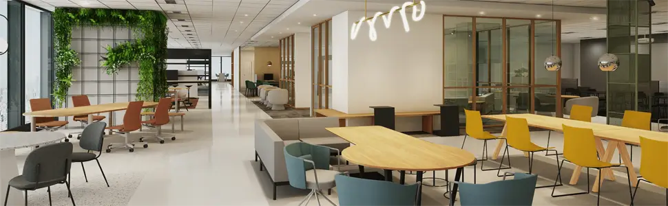 東京 浜松町オフィス つなぐオフィス テレワークとオフィス出社をハイブリッドしたニューノーマル時代のABWオフィス