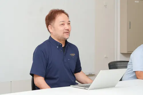 さいわいファクトリー コビーセンター伊藤氏の写真