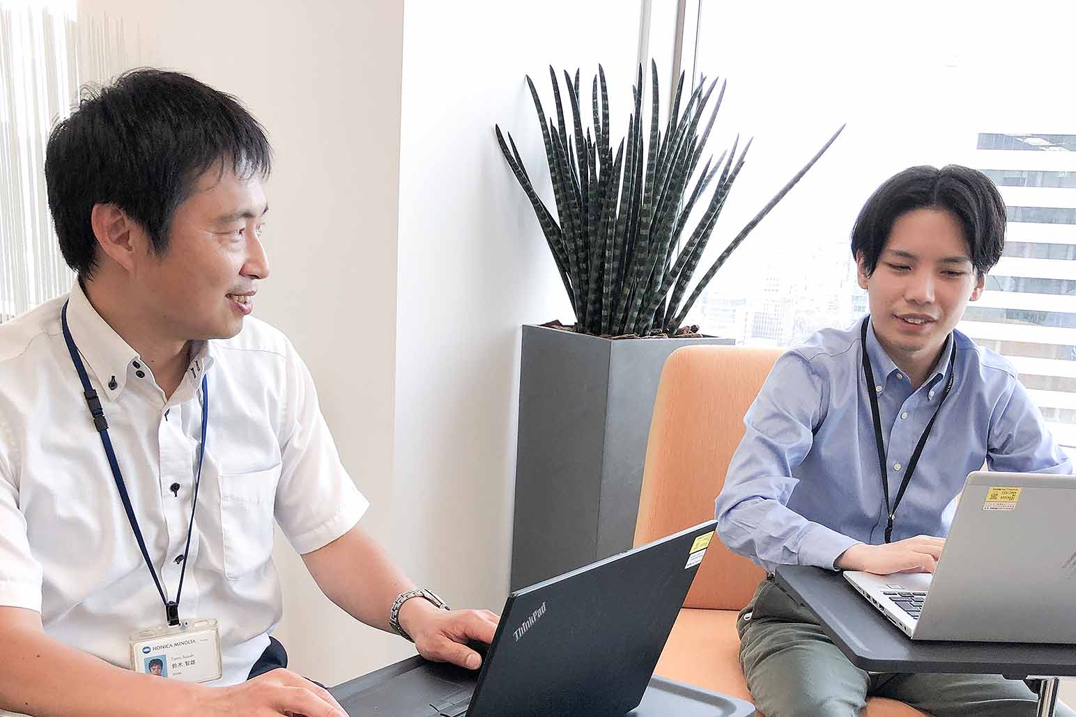 コニカミノルタジャパン  鈴木さん、勝山さん