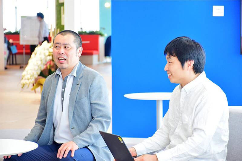 コニカミノルタ 菊池さんとコニカミノルタジャパン 鈴木さん