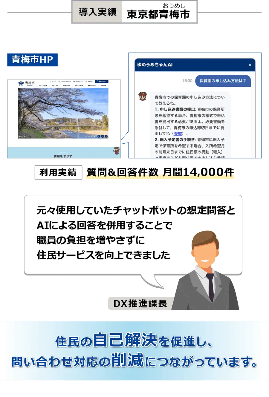 導入実績　東京都青梅市