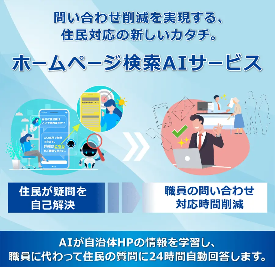 ホームページ検索AIサービス