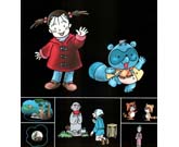 ぽん太の冬物語～吾作とタヌキの親子～